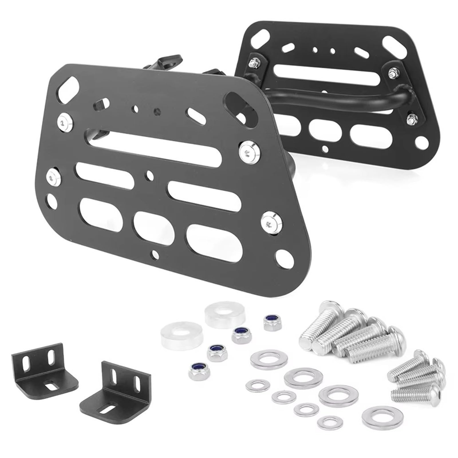 Generisch Hinterradgepäckträger Motorrad Satteltasche Stützstangen Montagehalterungen Gepäckträger Für Ducati Für Diavel 1200 2011-2014 2015 2016 2017 2018