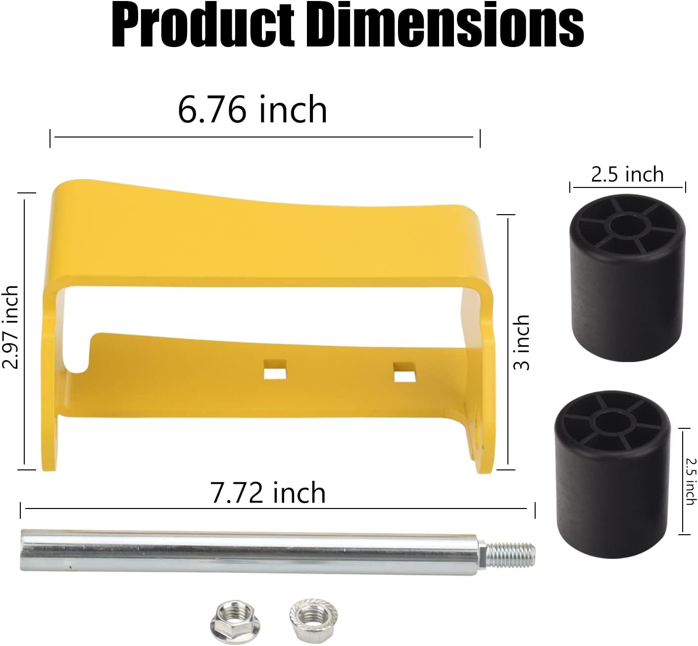 Ohoho BM22595 Front Deck Roller Kit Compatible with J-OHN Deere EZtrak Z425 and Z445 Mowers with 54" Decks