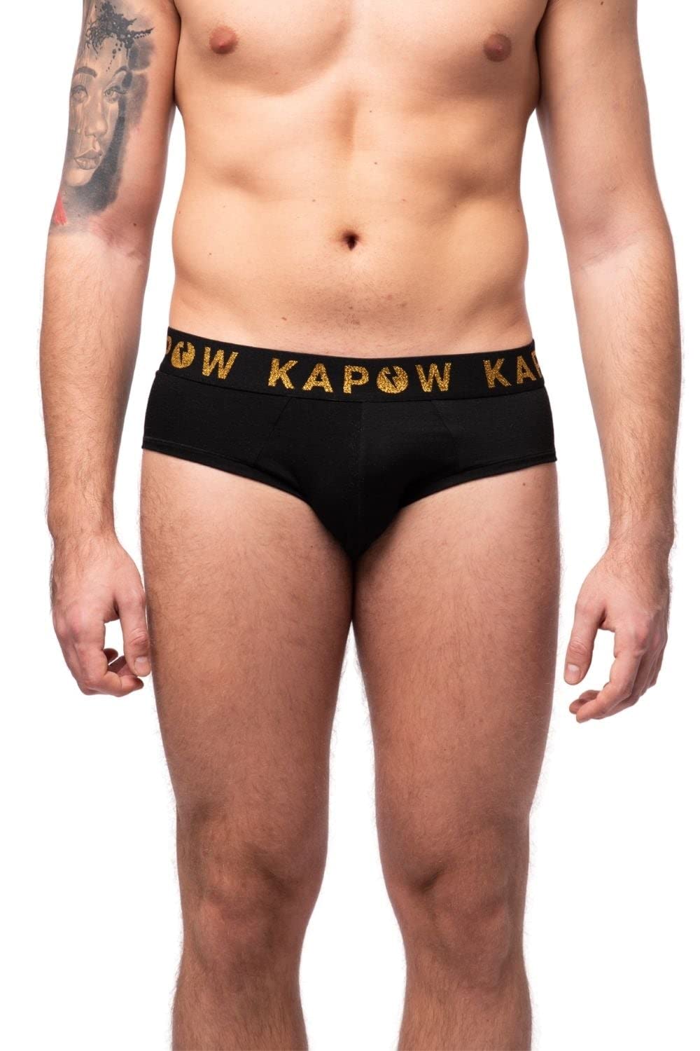 Kapow Meggings Men's Midnight Performance Briefs Underwear (, Large)