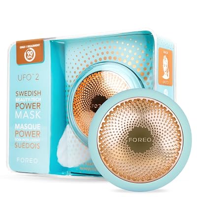 Foreo UFO 2 Masque Visage LED - Spectre Complet, Chaleur Et Froid, Noir