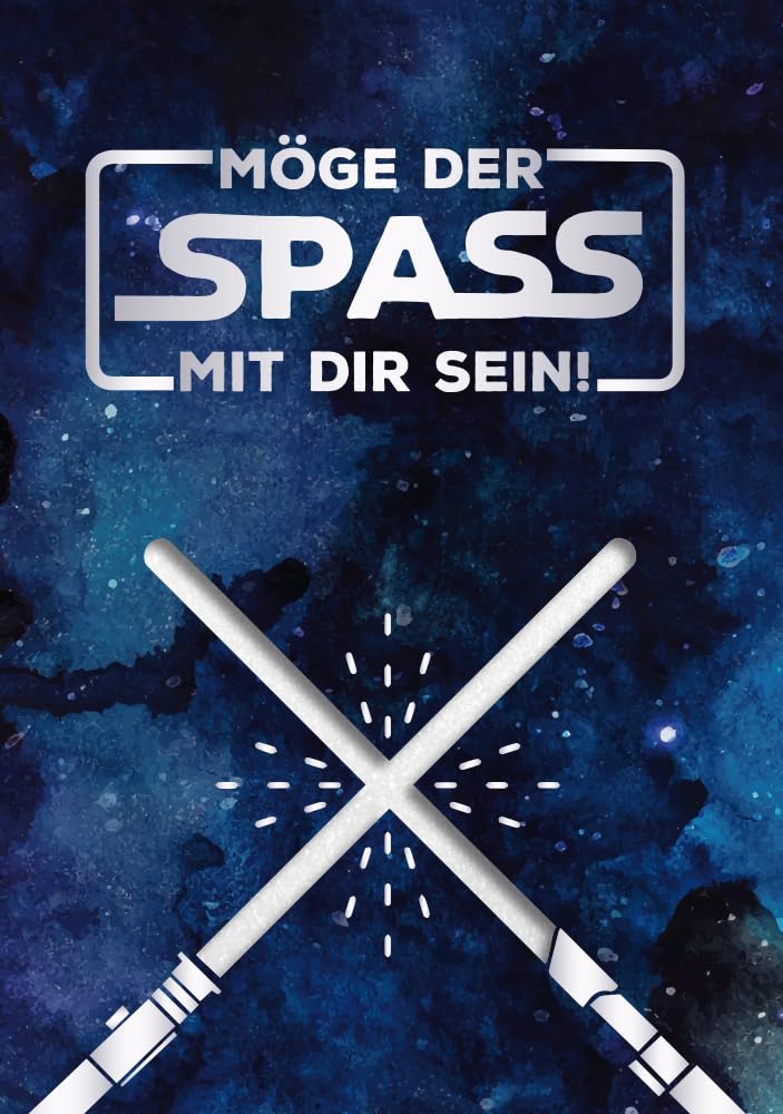 Grafik-Werkstatt The Original Birthday Greeting Card, Music Card with Sound, Song Star Wars Theme