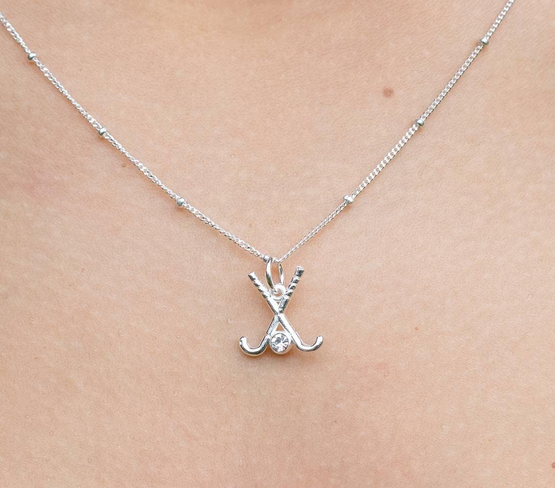 Chelsea Charles Field Hockey Charm Necklace, Fashion Jewelry Gift for Women - Image 4