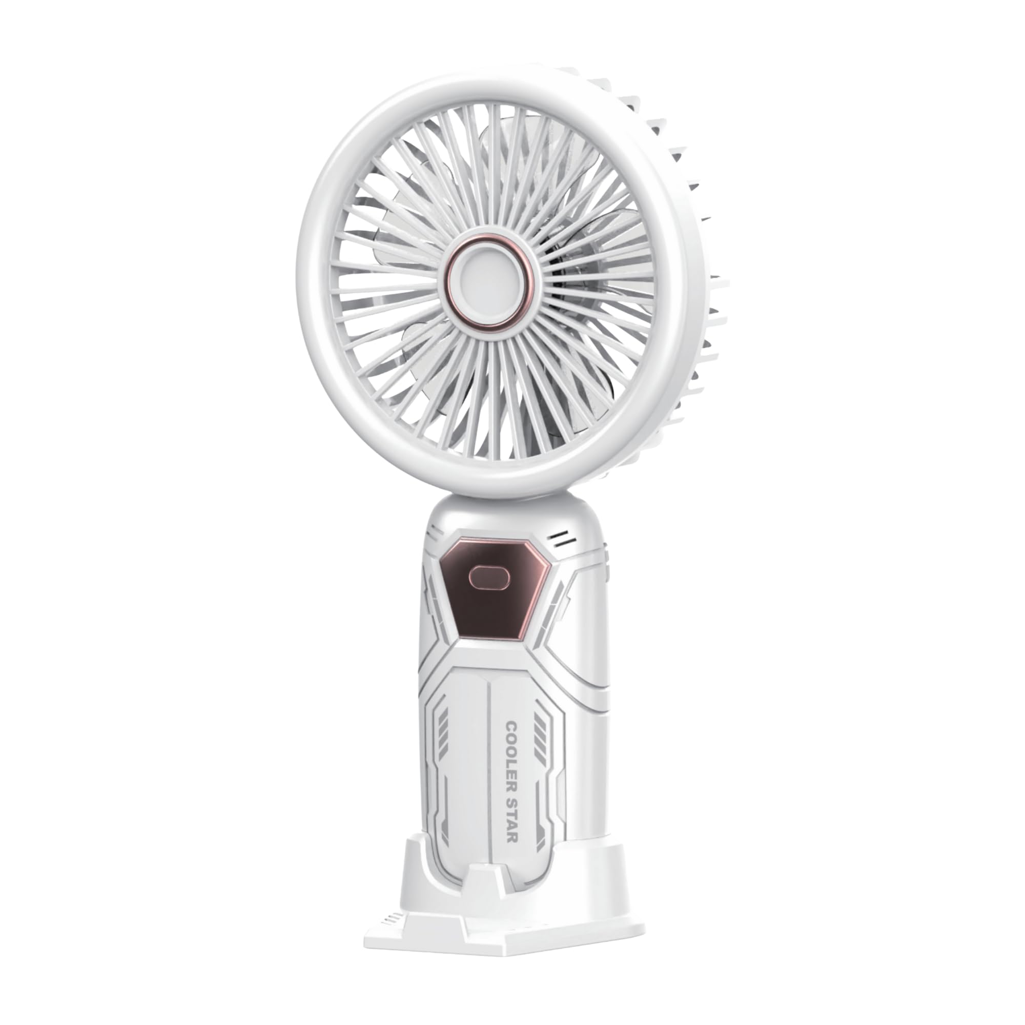 OOGE Breeze 2000 High Speed Portable Rechargeable Fan | Up to 8000 RPM | USB Charging | Long Battery Life | Silent Operation | Compact Desk & Travel Fan for Home, Office, Study (White)-image-27