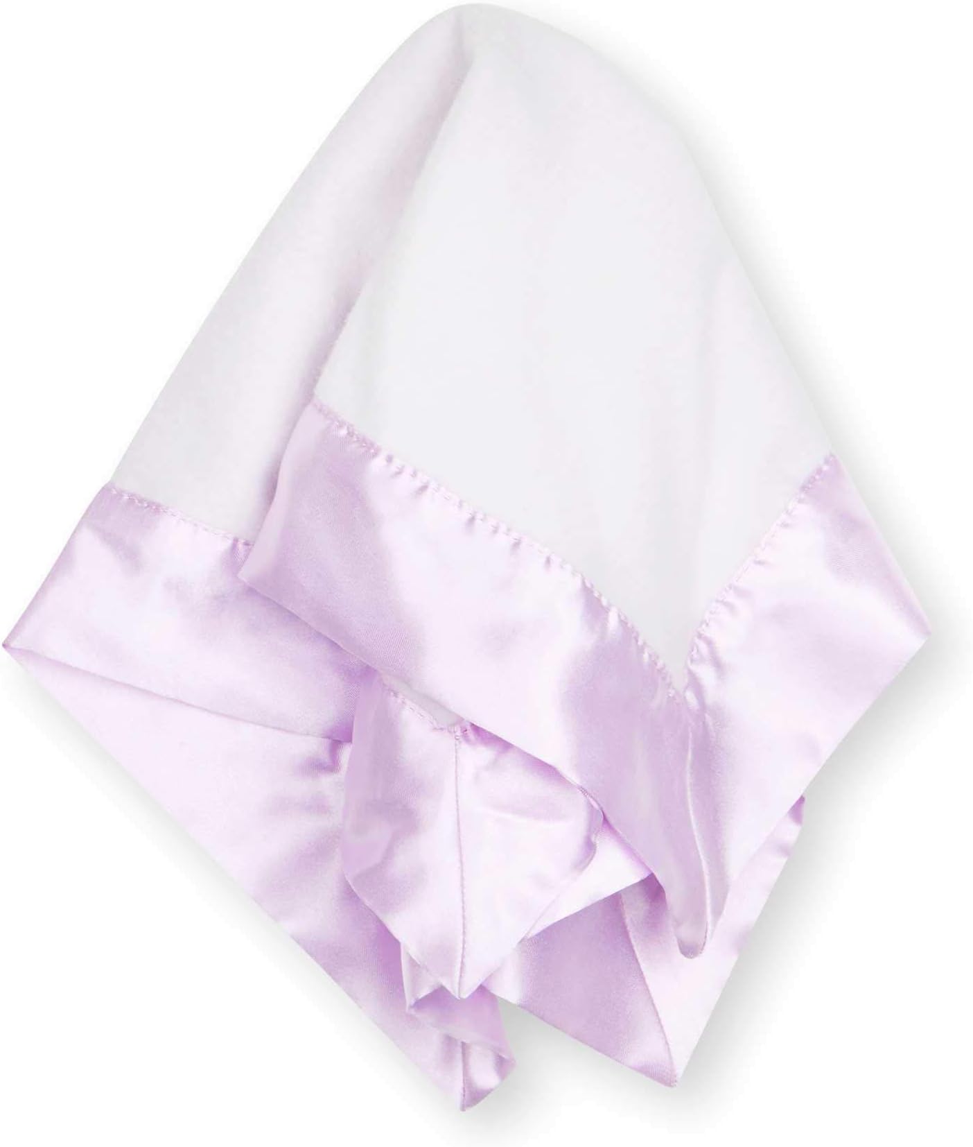 Bamboo Little Baby Security Blanket Lovey, 15"x15", Lavender, Mini Baby Blanky