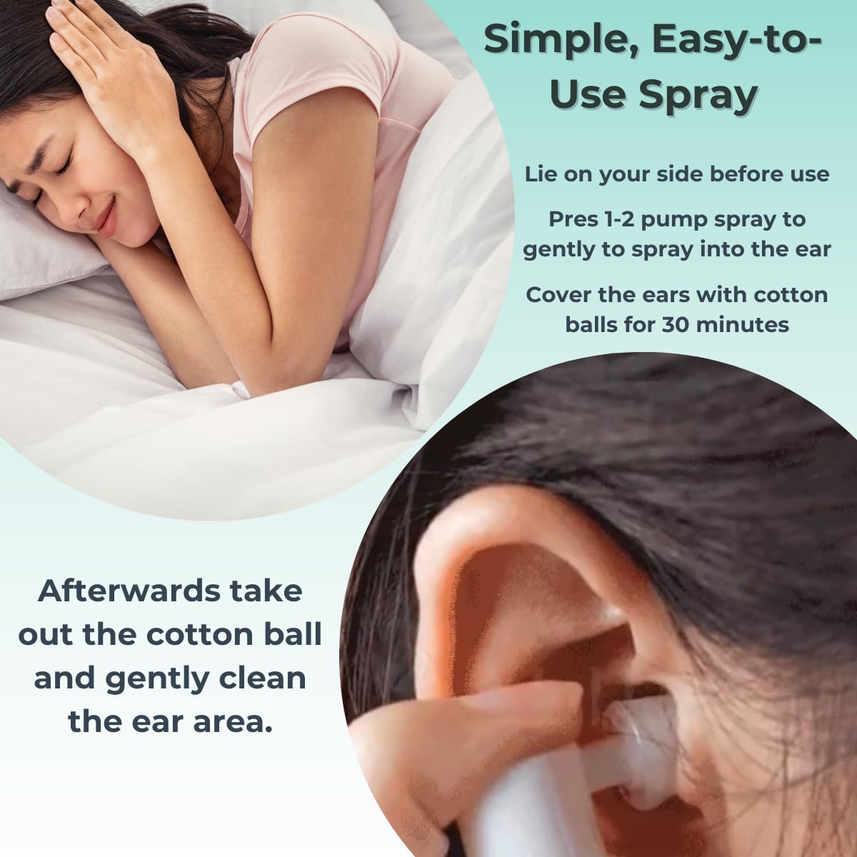 Medilisk Hearing Restoration Spray – Earwax Cleaning & Ear Care Solution | Free from Harsh Chemicals, Gentle for Sensitive Ears | Easy Spray Application, 1 Fl.Oz