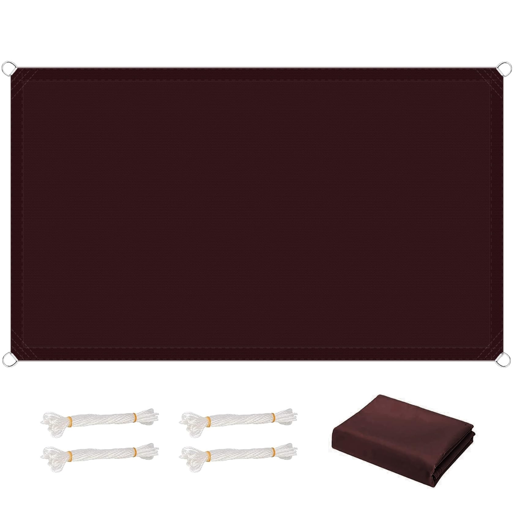 Voile d'ombrage rectangulaire imperméable et filet d'ombrage jardin