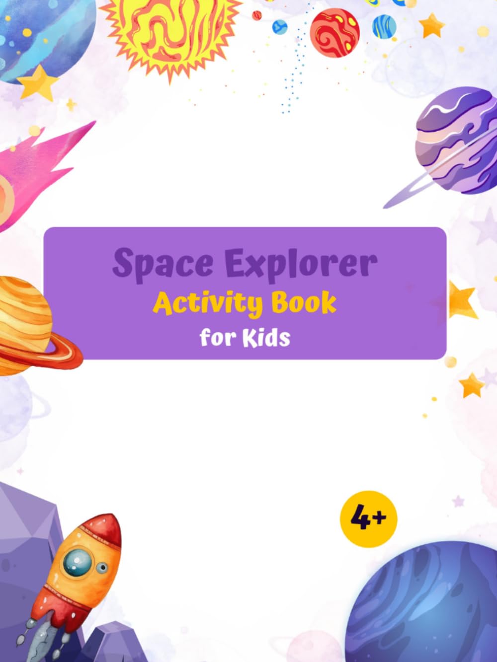 Space Explorer Activity Book for Kids