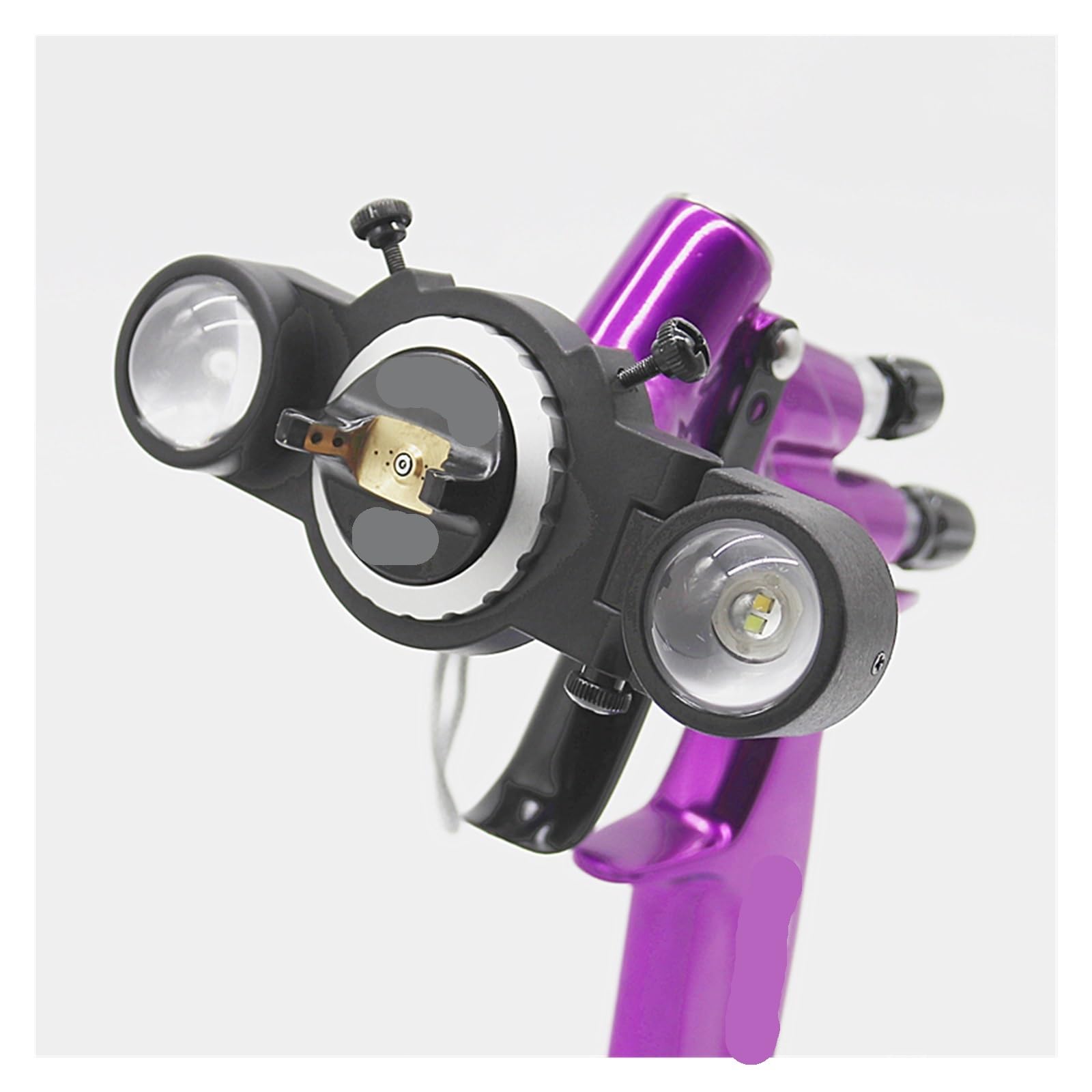 Pistola per verniciatura, Luce for pistola a spruzzo Luce for aerografo Luce for pistola a spruzzo Luce di dimensioni regolabili Faro di ricerca Riempimento for pistola a spruzzo, Verniciatura liscia