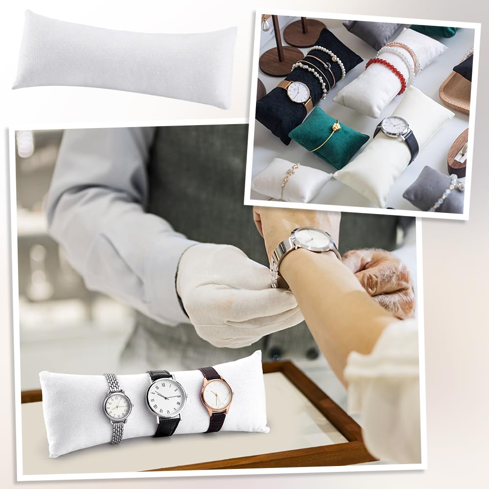 PH PandaHall 4 Pack Lange Fluwelen Horloge Display Kussen Zwarte Armband Kussens Sieraden Display Kussen voor Man Vaderdag Kleine Bedrijf Verkoop Thuis Armband Horloge Display Opslag PH PandaHall 4 Pack Lange Fluwelen Horloge Display Kussen Zwarte Armband Kussens Sieraden Display Kussen voor Man Vaderdag Kleine Bedrijf Verkoop Thuis Armband Horloge Display Opslag
