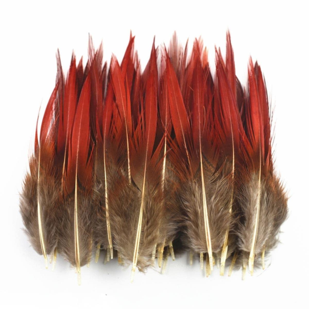 Natürliche Fasanenfedern, kleine Pfauen, Gänse, Huhn, Feder, Traumfänger, Dekoration, DIY, Schmuck, Handwerk, Dekoration, Größe 5–10 cm, 500 Stück