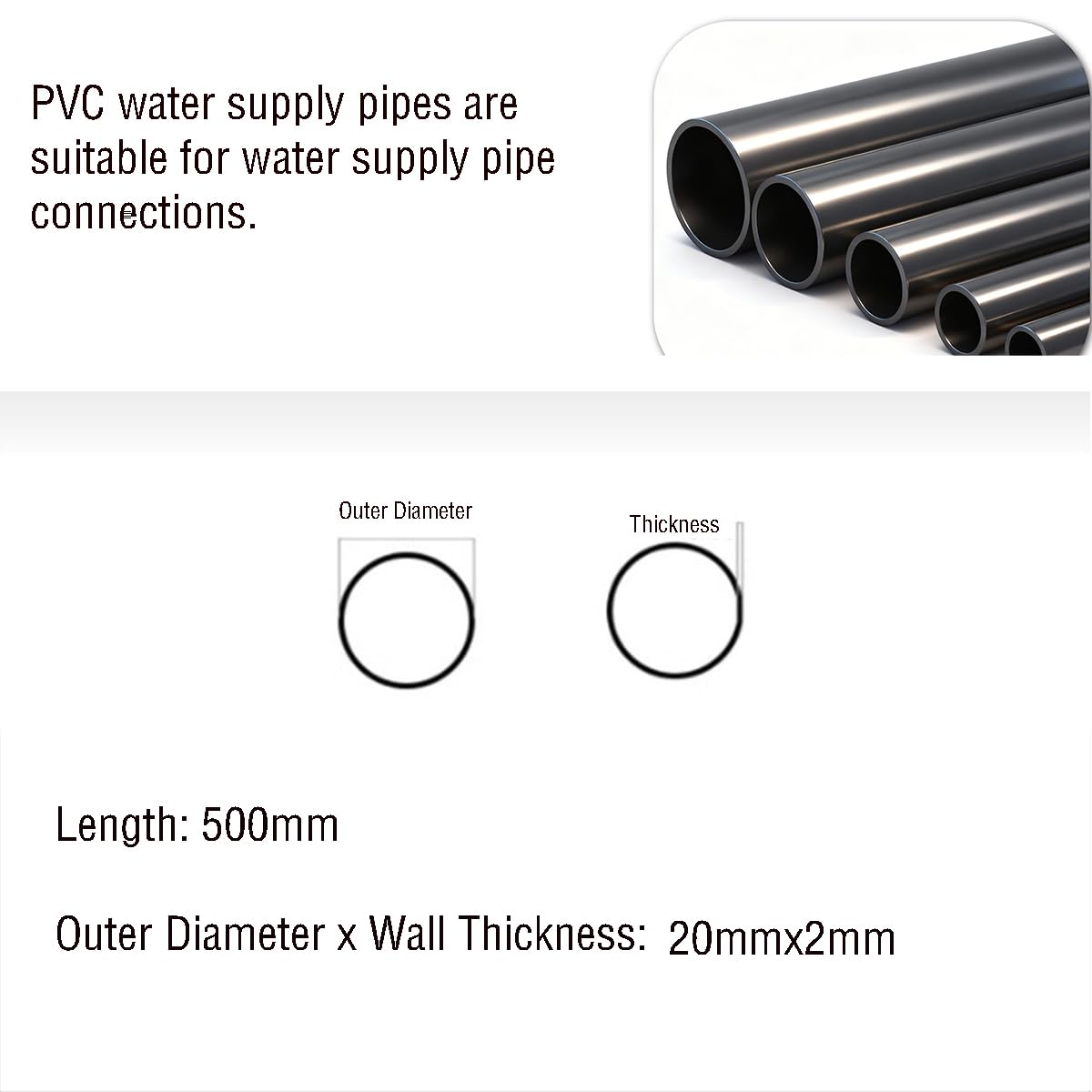 Okrągła rura z przezroczystego PVC do akwarium DIY