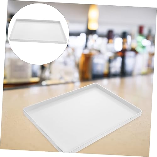 Miniatura 8 de GLEAVI Bandejas rectangulares para mesa de café, bandeja de servir bandejas para servir bandeja de alimentos, plato de postre, bandeja de comida de