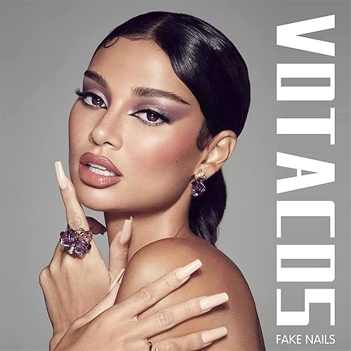 Miniatura 91 de Uñas postizas largas a presión, uñas postizas negras con diamantes de imitación 3D, diseño de mariposa, mate, cobertura completa, para mujer