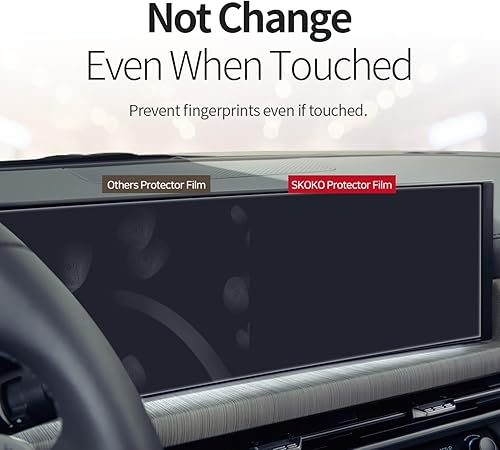 Miniatura 6 de skoko Paquete de 2 protectores de pantalla mate para BMW serie 3 2024 2025The New 7  i7  The New 5  i4  The New x7 x5 x3  iX, antihuellas dactilares