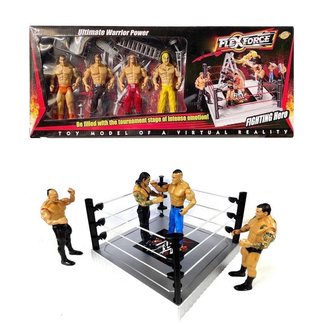 Buy KIDDI CREATE Ultimate Warrior Wrestling Action Figures Set