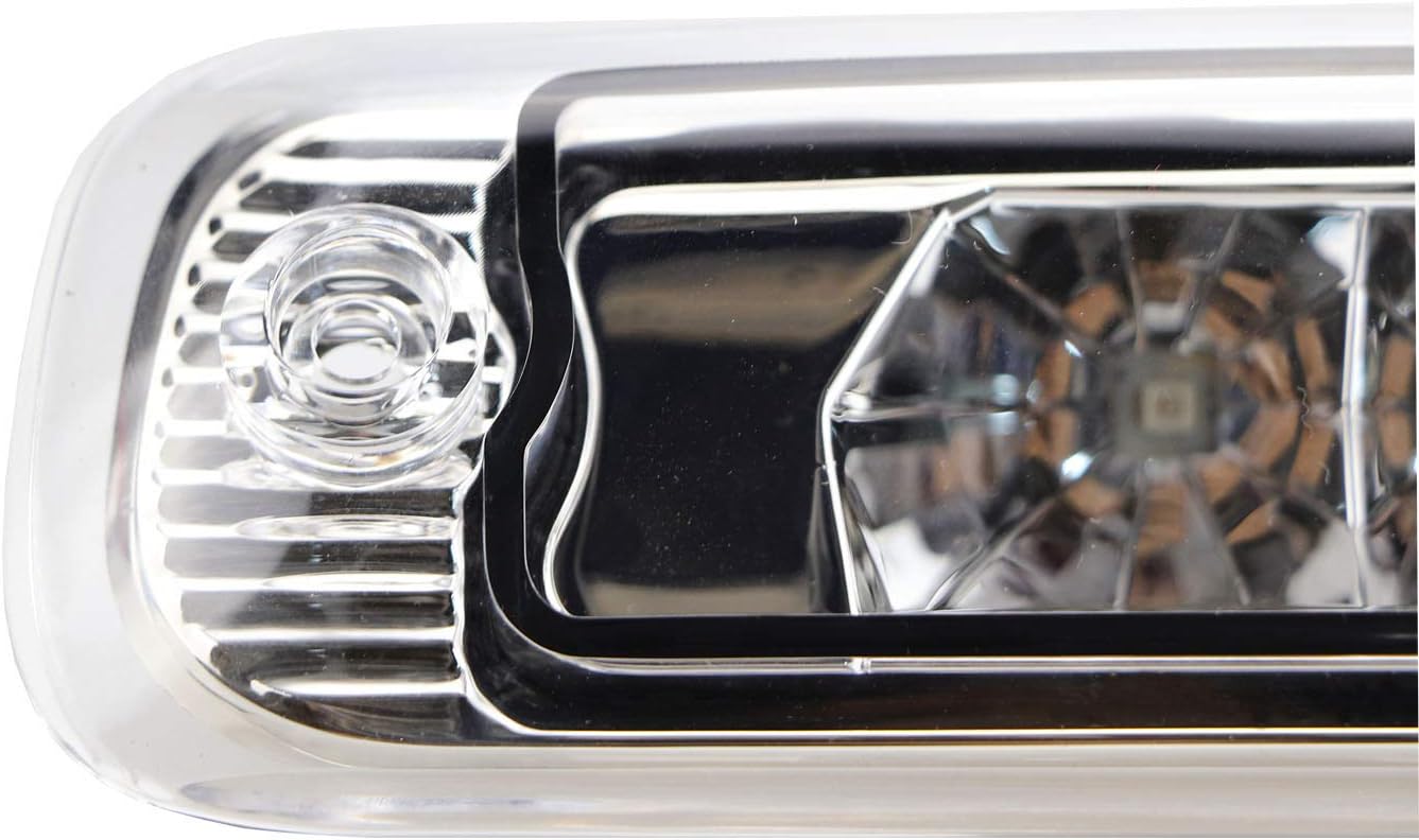 For 1997-2001 Cherokee LED 3rd Third Brake Light Center High Mount Lamp Rear Tail Light Stop Light(Clear)