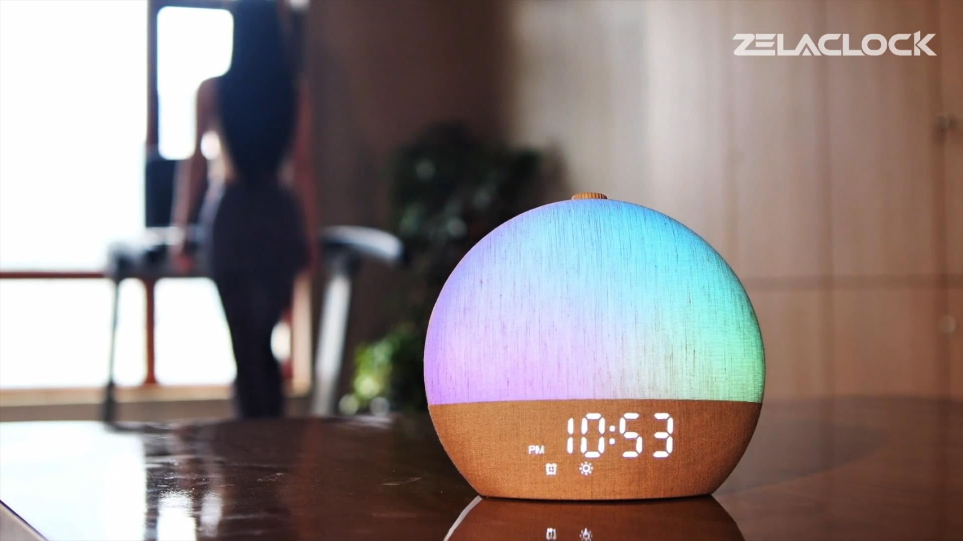 Amazon.com: Zelaclock Sunrise Alarm Clock, White Noise Sound