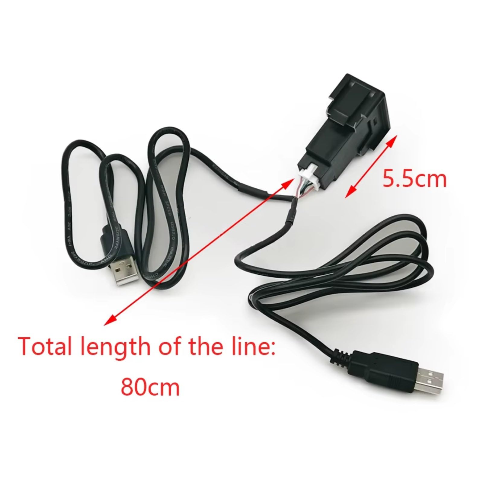 Prise USB Pour Console Suzuki Pour SX4 Pour Swift Voiture Double Interface Données Audio QC3.0 Adaptateur Chargeu Interface USB AUX voiture