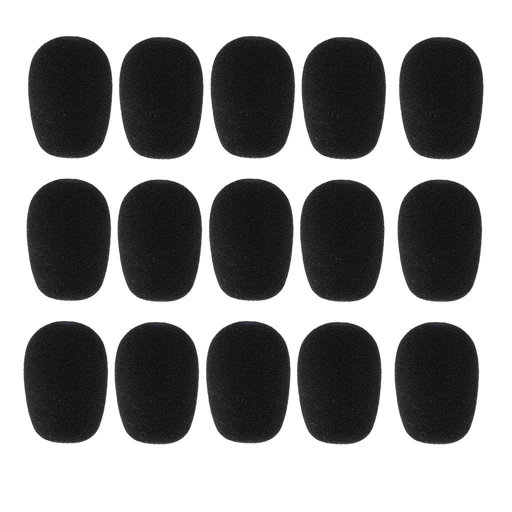 ATORSE Mini Condenser Microphone Sponge Windshiled Windscreen Mic Cover Black x15-image-44