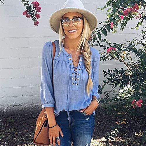 zeroUV Classic Everyday Browline Two-Tone Half Frame Blue Light Glasses2