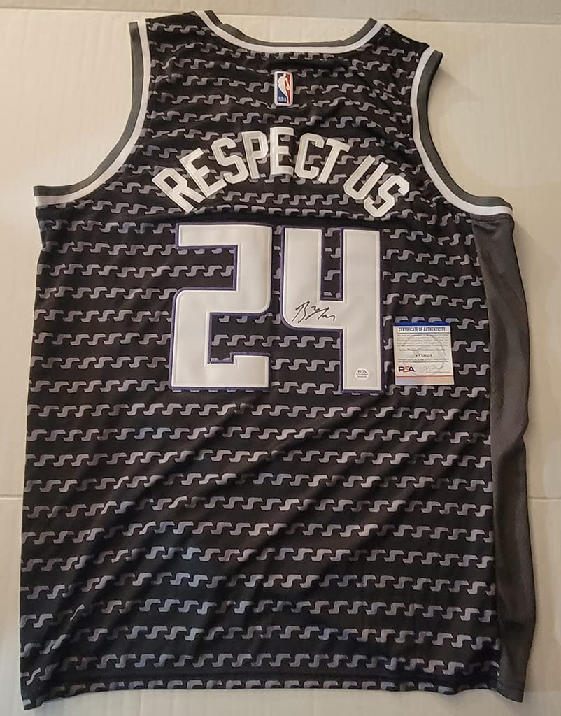 Buddy Hield Sacramento Kings Autographed 2020 Nike Connect Swingman Jersey PSA COA