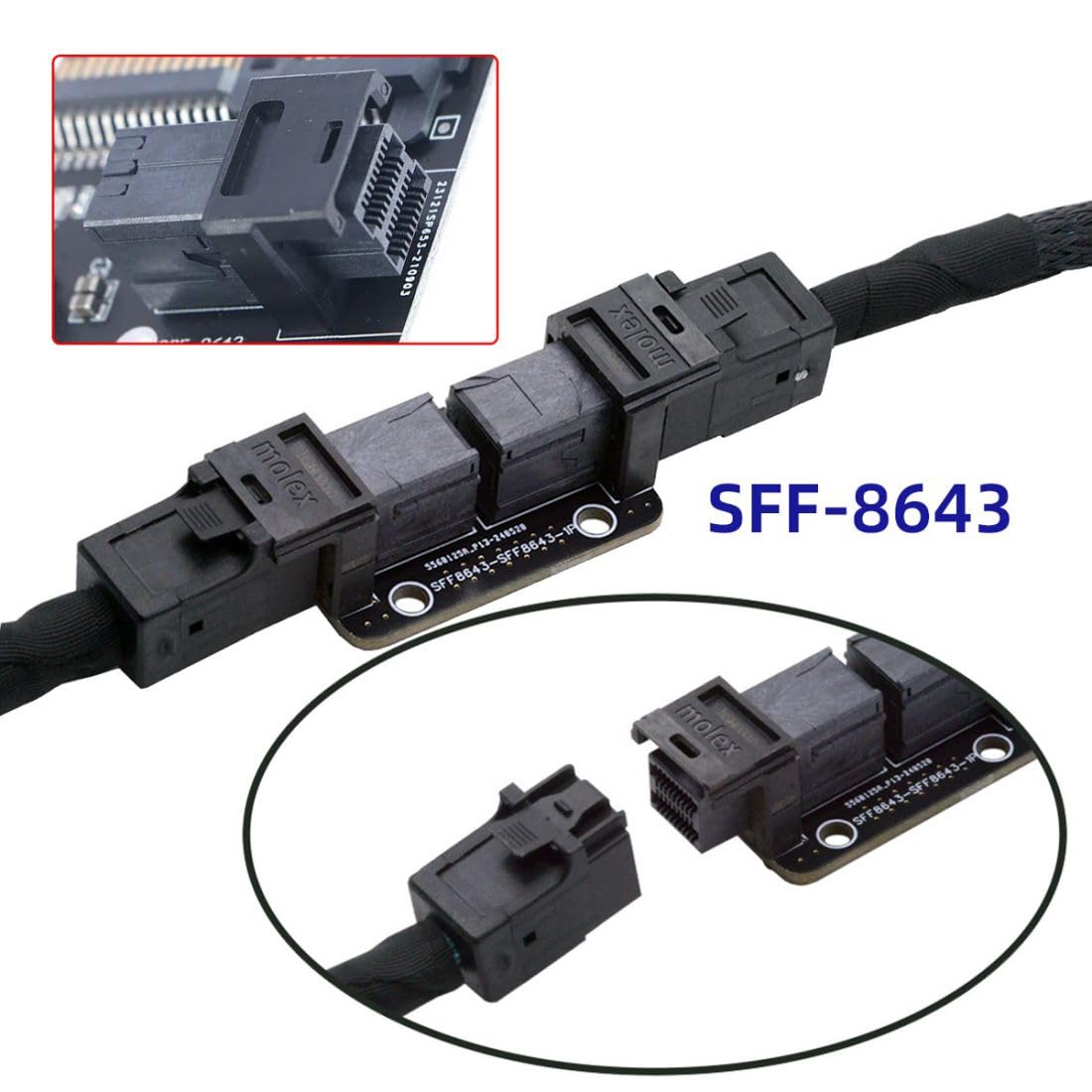 SFF-8643 Cable Connection Example