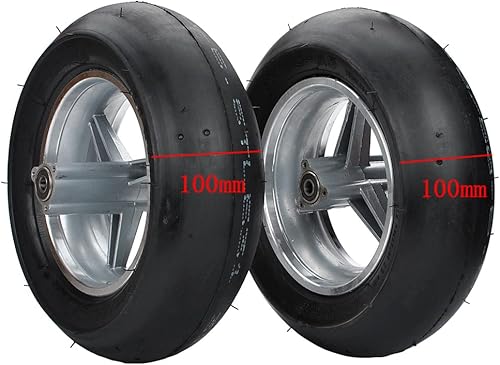 Miniatura 2 de Motocicleta de bolsillo delantera 9065-6.5 trasera 11050-6.5 neumáticos lisos adecuados para neumáticos delanteros y traseros de 2 tiempos,