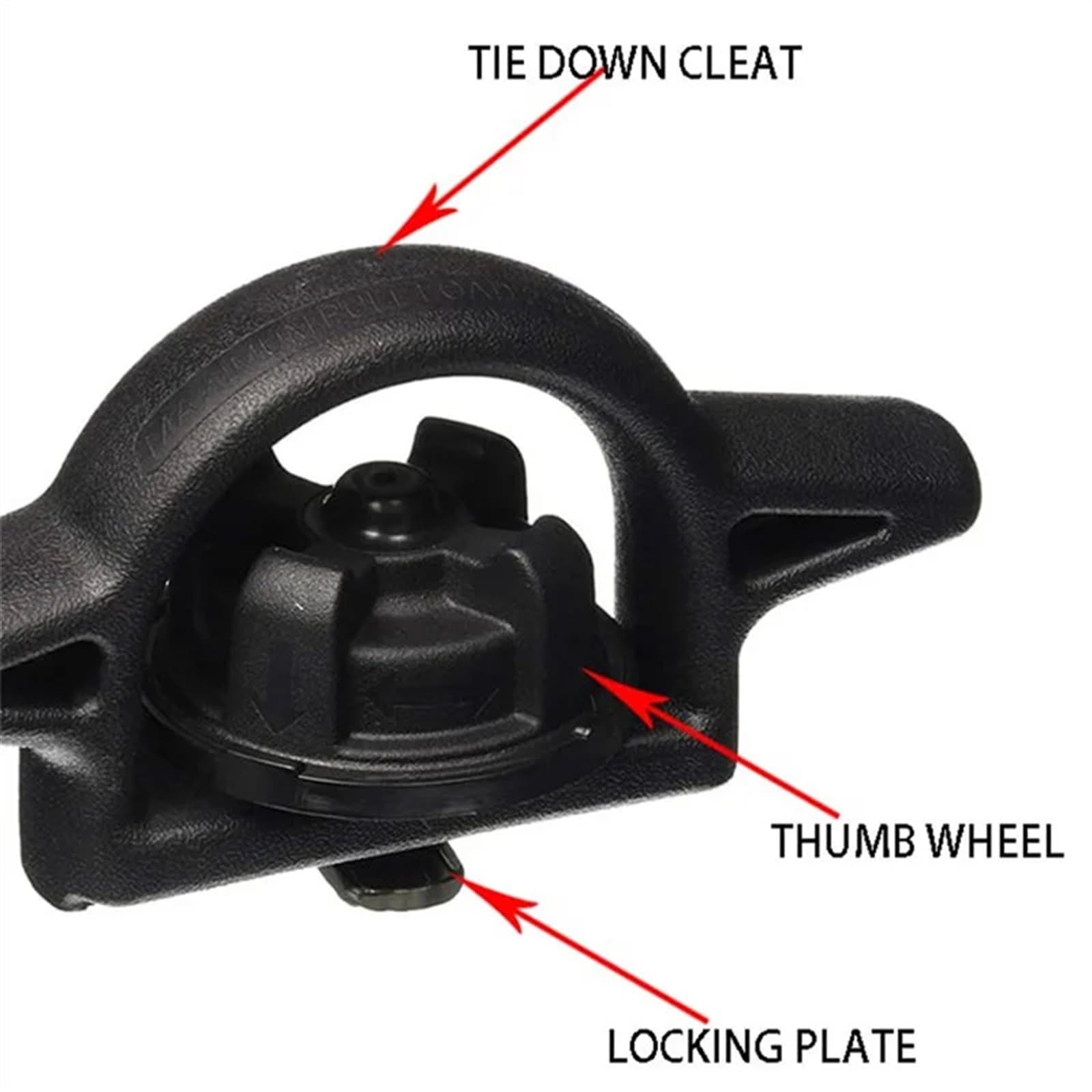 Pickup Kofferraum Ladefläche Klampe Zurrhaken Clip Kompatibel Mit Tacoma Tundra Gladiator Schienensystem PT278-35160(4pcs)