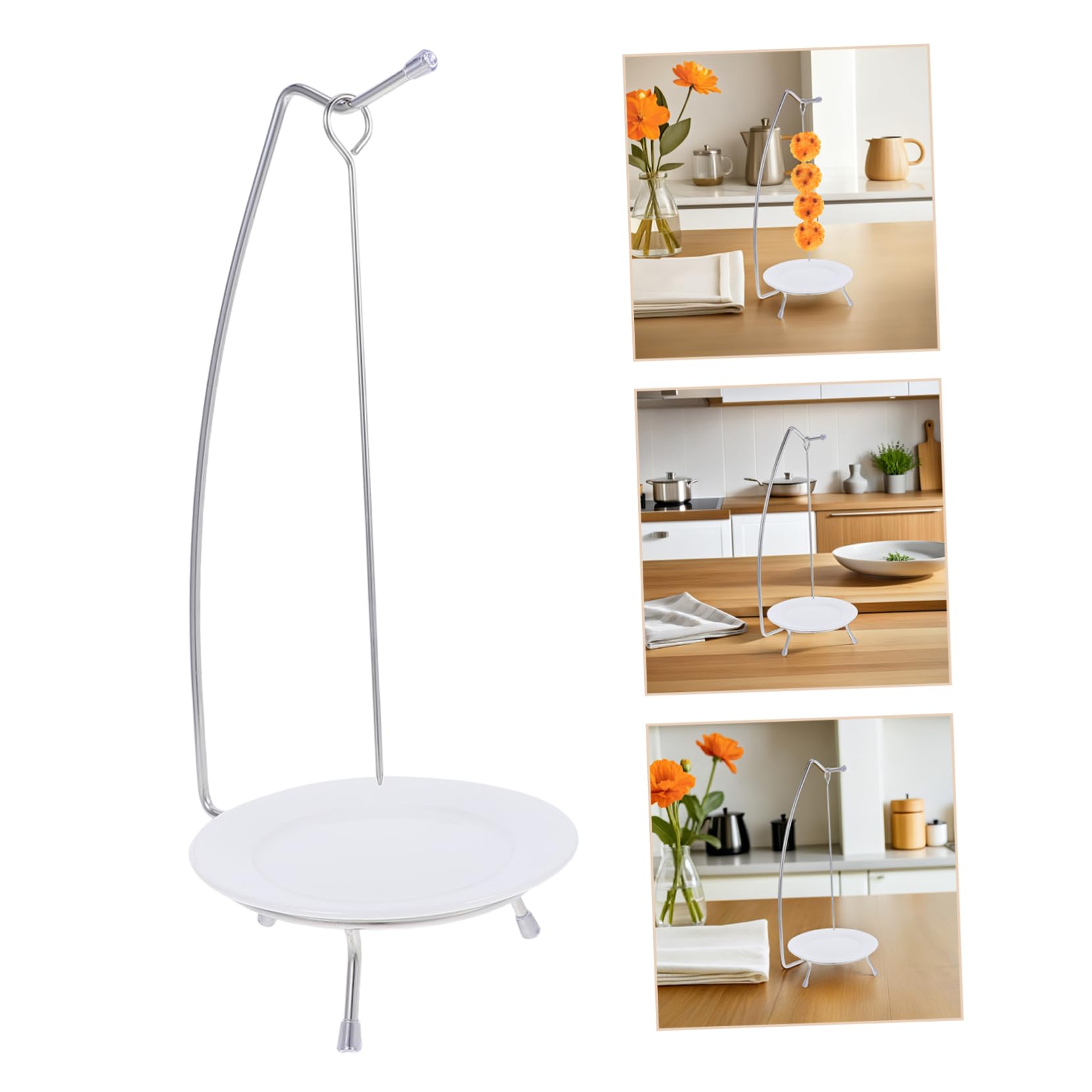 Alipis 5 set Spiedini per Barbecue Acciaio Inossidabile Riutilizzabili Resistenti Al Calore Antiscivolo e Sicuri Accessori Bbq Professionali per Carne e Verdure