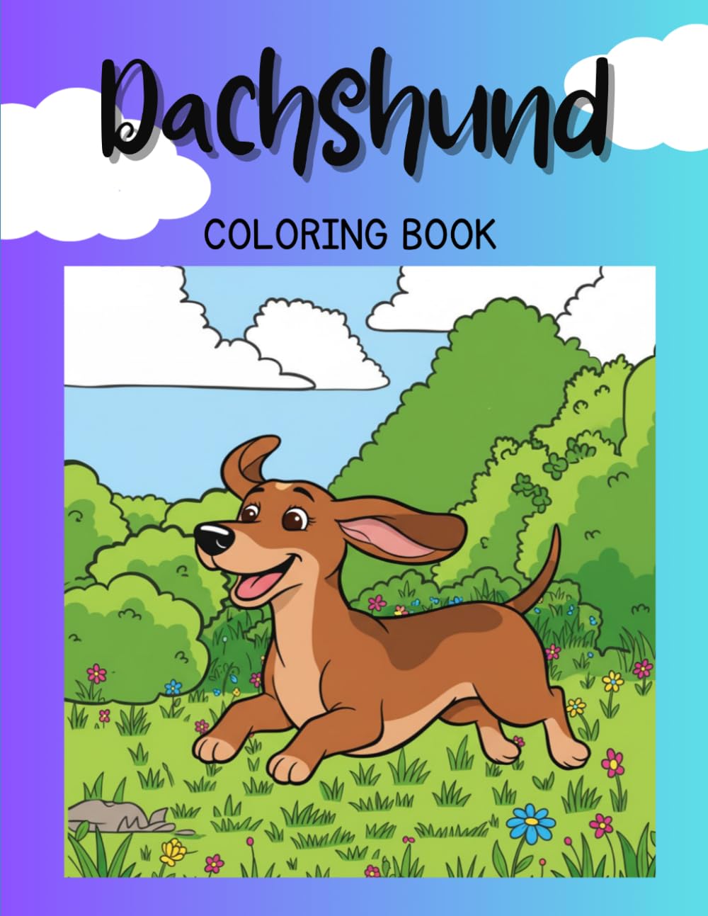 Dachshund Coloring Book