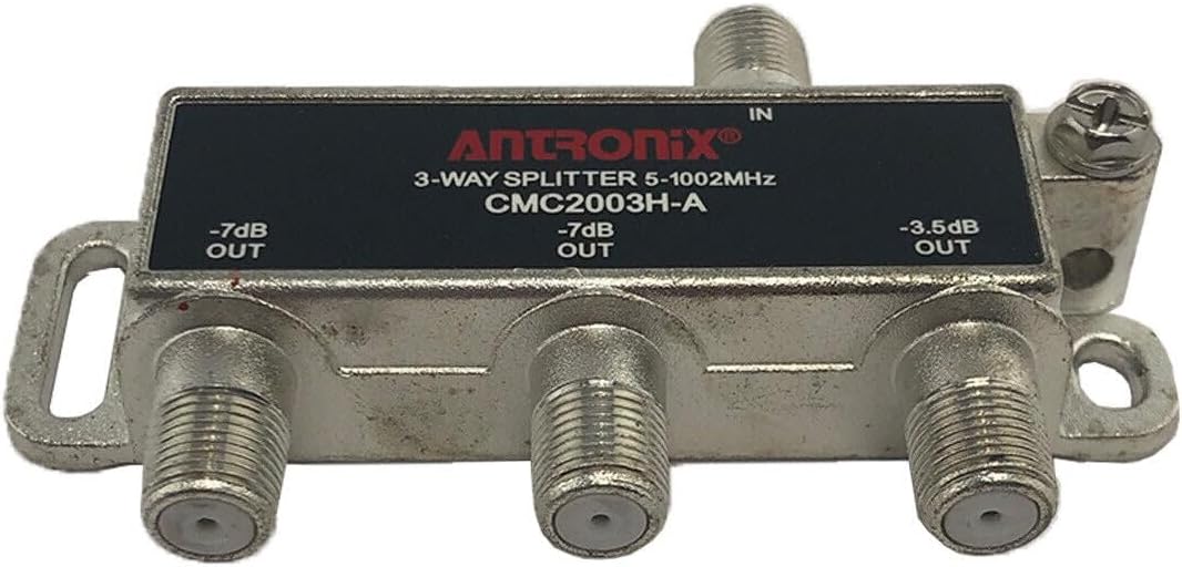 Box of 25 Antronix CMC2003H High Performance 3-Way Coax Cable Splitter 5-1002M