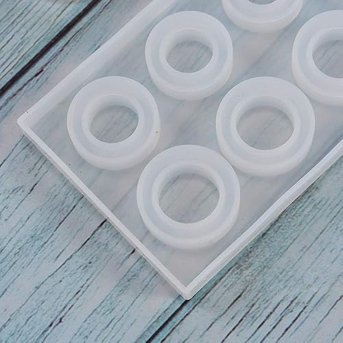 Miniatura 6 de Wixine 2 moldes epoxi de silicona surtidos para hacer joyas de resina y manualidades