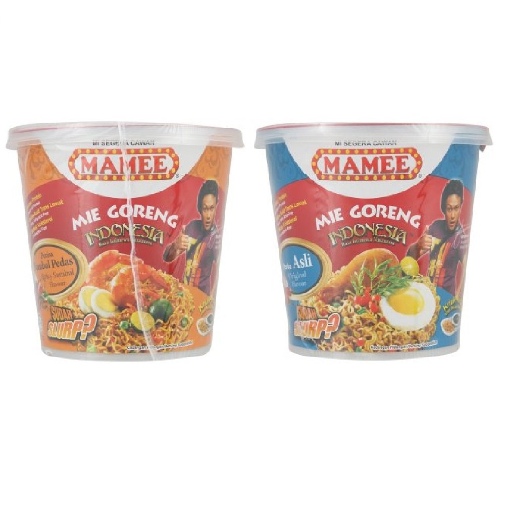 Amazon.com: Mamee Mie Goreng Indonesia Cup Instant Noodles 8 x 80g