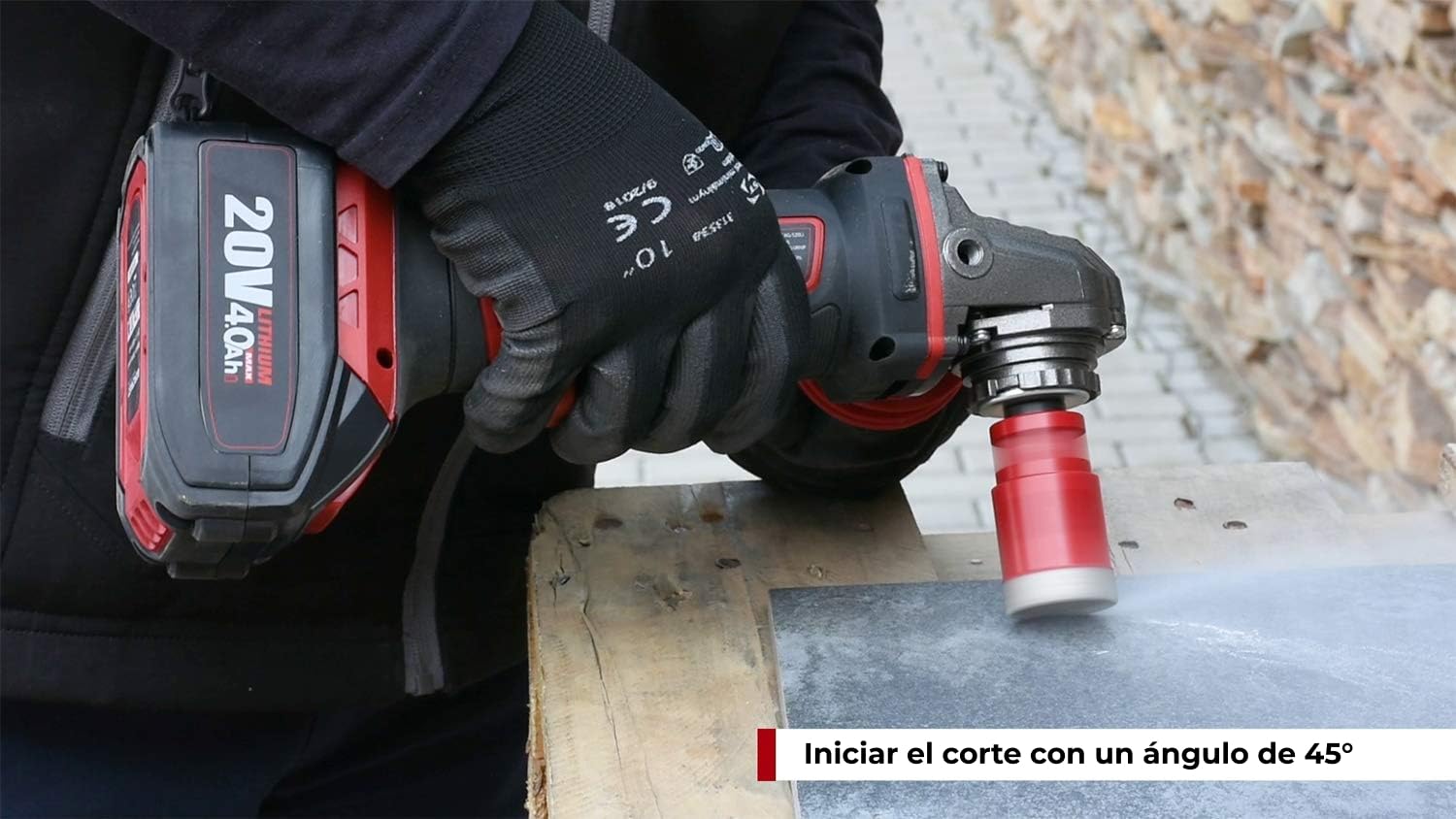 STREND PRO Set de Coronas Diamantadas para Azulejos, Vidrio y Gres | 20-35-45-55-68 mm | Rosca M14 para Amoladora Angular | Maletín de Aluminio | Cerámica, Granito y Piedra | Corte Rápido