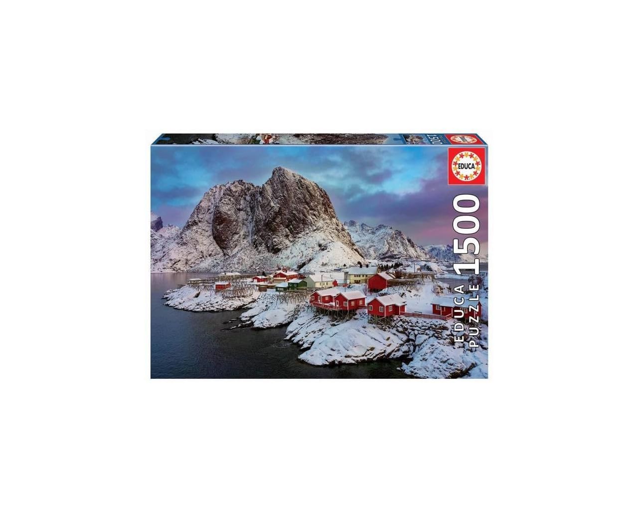 Educa - Puzzle de 1500 para Adultos. Islas Lofoten, Noruega. Incluye Pegamento Fix Puzzle para colgarlo una Vez finalizado. A Partir de 14 años (17976)