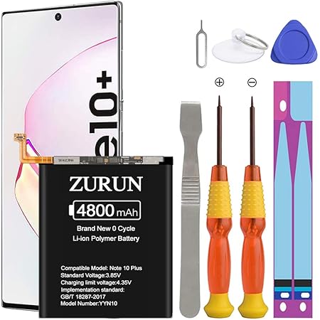 Amazon Com Galaxy Note 10 Plus Battery Upgraded Maxbear 4500mah 3 85v Li Polymer Replacement Battery Eb Bn972abu For Samsung Galaxy Note 10 Note 10 Plus Sm N975f Sm N975f Ds With Repair Tool Kit Cell Phones
