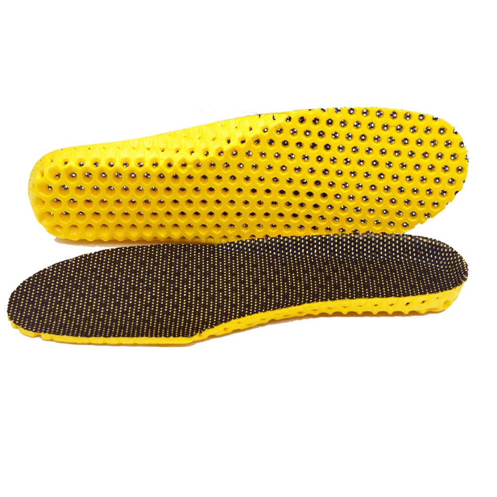 1 Paar Sneaker atmungsaktive Deo-Einlegesohle Fußpflege Ferse orthopädische Einlegesohle Memory Foam Stoßdämpfung Sport-Einlegesohlen für Unise (Farbe: Schwarz Größe: 38) (Schwarz 37)