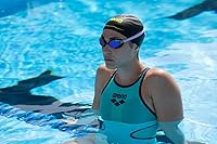 Vista 54 de ARENA Gafas de natación unisex Python Racing para hombres y mujeres, antivaho, sin fugas, máxima comodidad, doble correa, lente con espejo/sin espejo