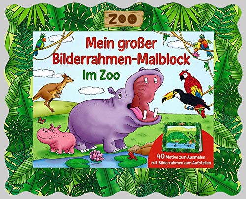 Preisvergleich Produktbild Bilderrahmen-Malblock: Im Zoo