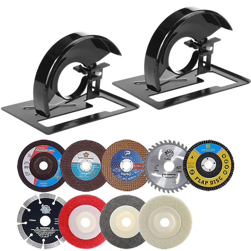 Galaxe Angle Grinder Stand Adjustable Power Tools Accessories Cutting Machine Tool With 9Pcs cutting wheel Disc (2pcs Stand) (B0D6BS4K6L) Amazon Price History, Amazon Price Tracker