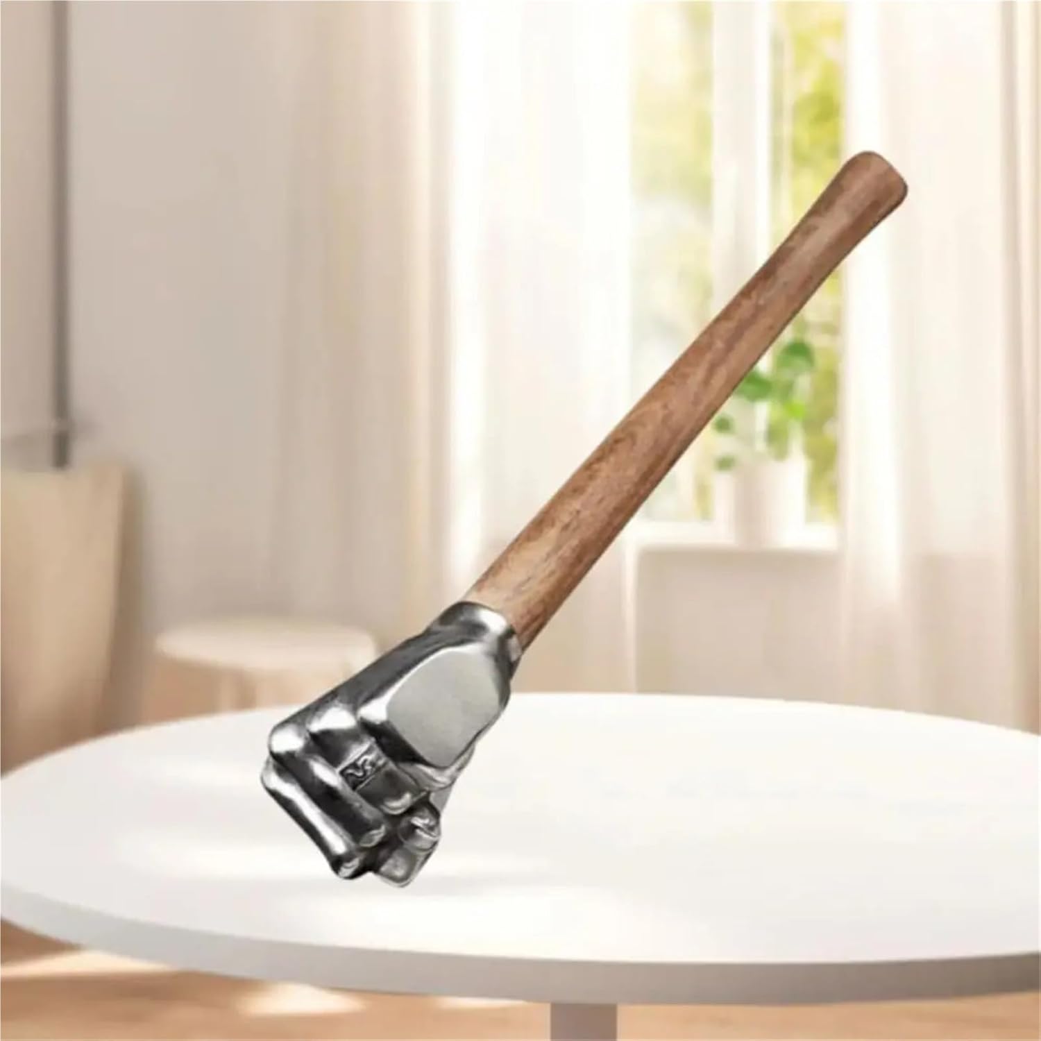 Compatible For Compact Stainless Steel Fist Hammer Ergonomic Anti-Slip Handle Heavy Duty Multi-Use Hand Tool(Fist)
