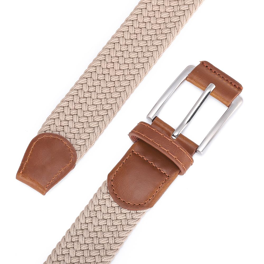 Modischer Gürtel für Männer, Dornschließe, Herrengürtel, lässig, elastisch, für Outdoor-Jeans, Stretch, Damenbund, weiblich