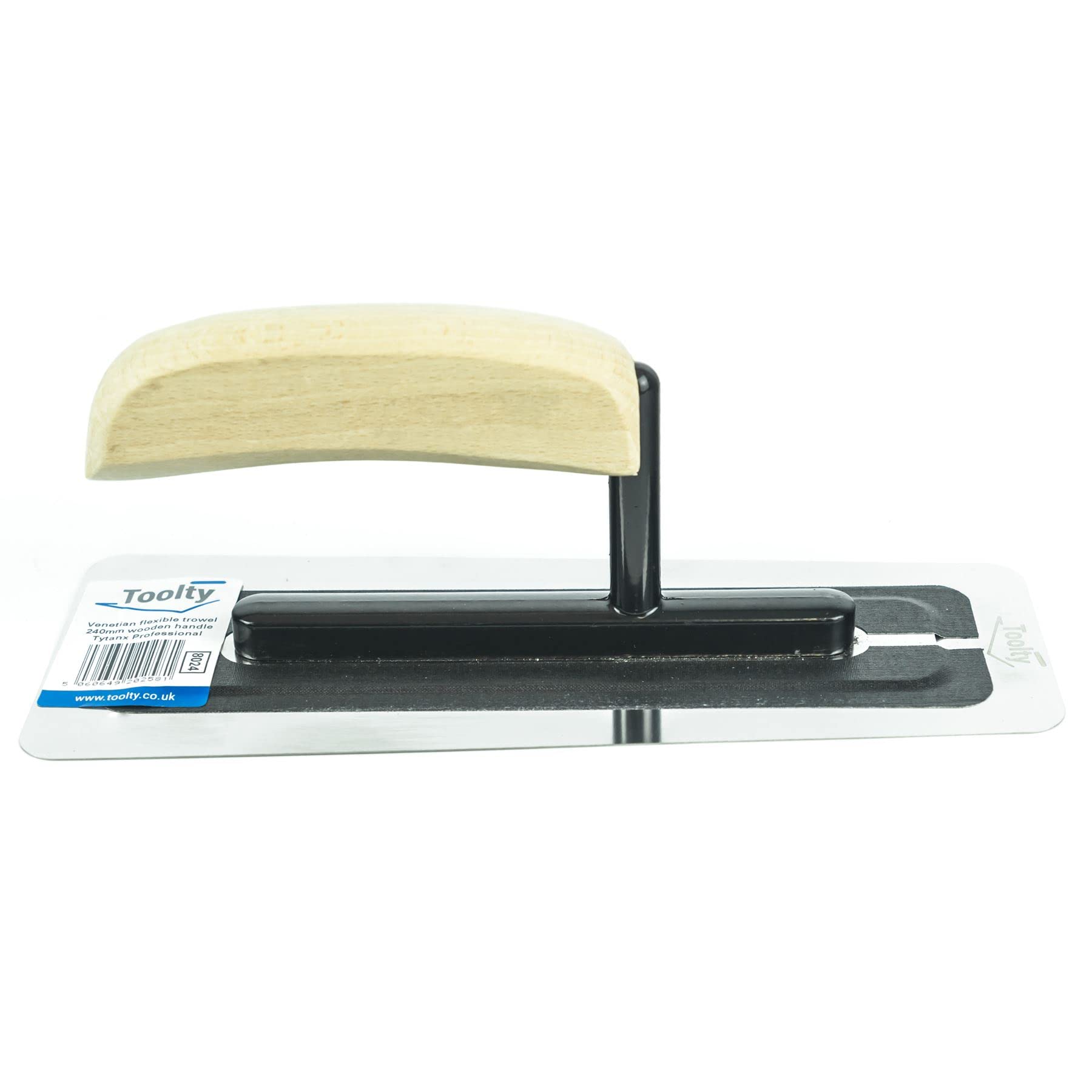 Toolty Flexible Stainless Steel Venetian Plastering Trowel, 240mm, 9.5", Putty Trowel, Mortar Trowel, Finishing Trowel - Image 3