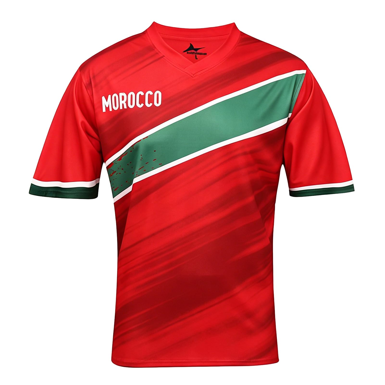 2026 Football Cup T Shirts Soccer Fans 48 National Teams Sport Casual National Flag Printing Cheer On Jersey Mens Womens Training Stretch Breathable Quick Dry Tee Shirt Morocco M — image 1