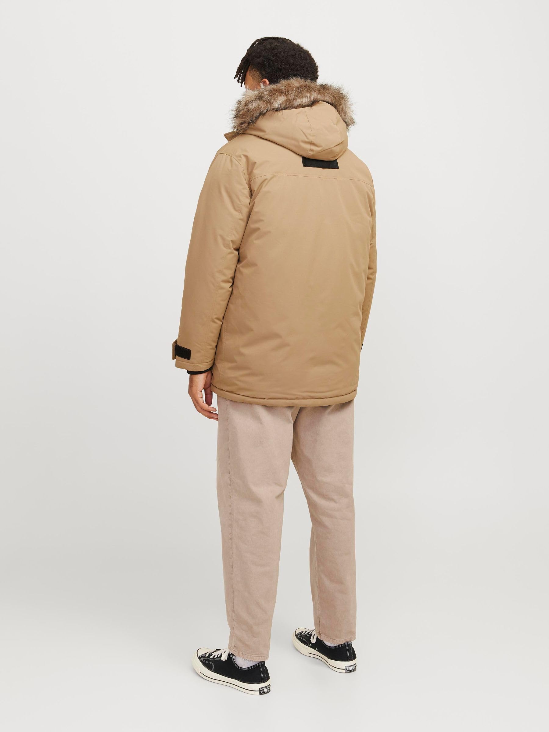 JACK & JONES Męska parka Plus Size Parka