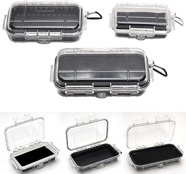 Portable Hard Case For Camping Gear, Waterproof And Shockproof Survival Box, Rugged Crush Proof Equipment Container With Shockproof Storage For Electronics, Outdoor Tool Organizer(M)
