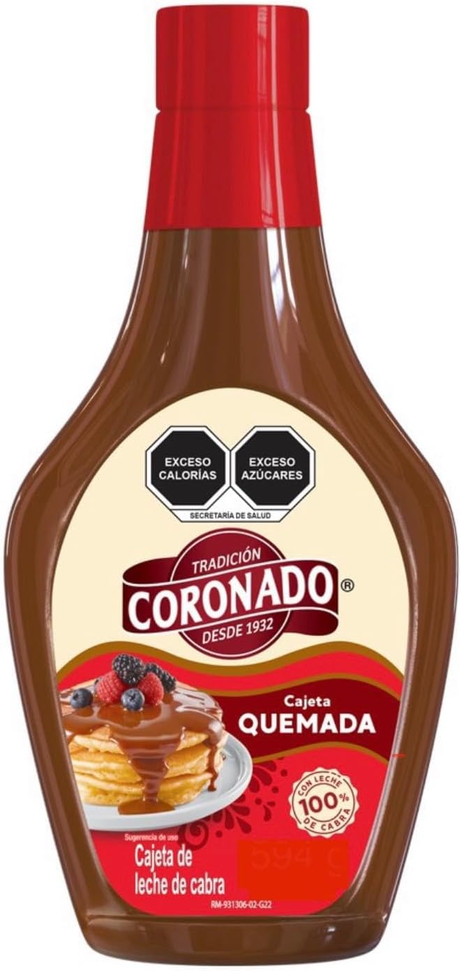 Cajeta Quemada - Made With 100% Real Goat Milk, Squeeze Bottle. 11.74 oz (333g), Product from Mexico