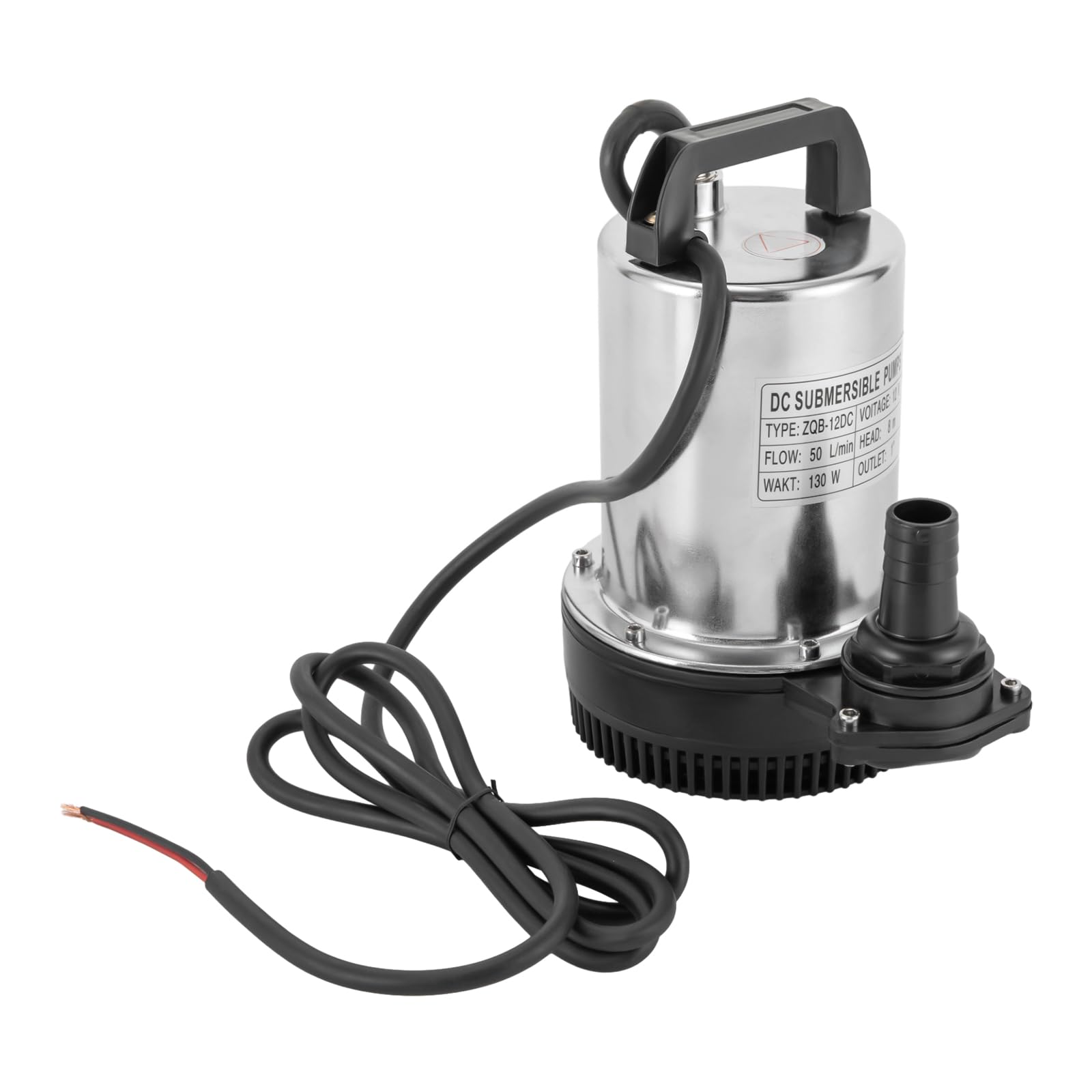 160W 3000L/H Wasserpumpe Tauchpumpe,Geräuscharm Wasser-Tauchpumpe Gartenpumpe mit 3 Wasserauslässe für Gärten,Aquarium,Teich,Reservoirs,Brunnen