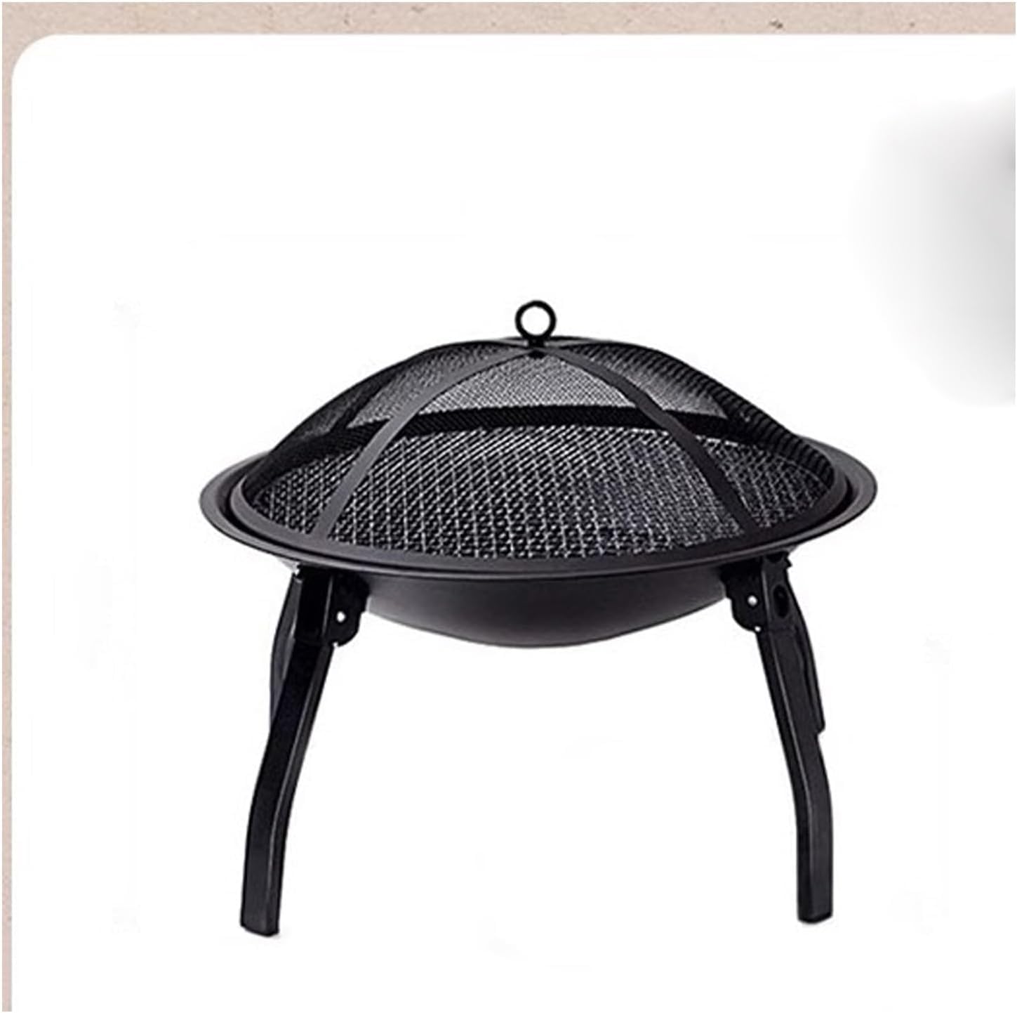 Barbecue au charbon de bois extérieur ménager pliable pour marmite de cour et cuisson du thé