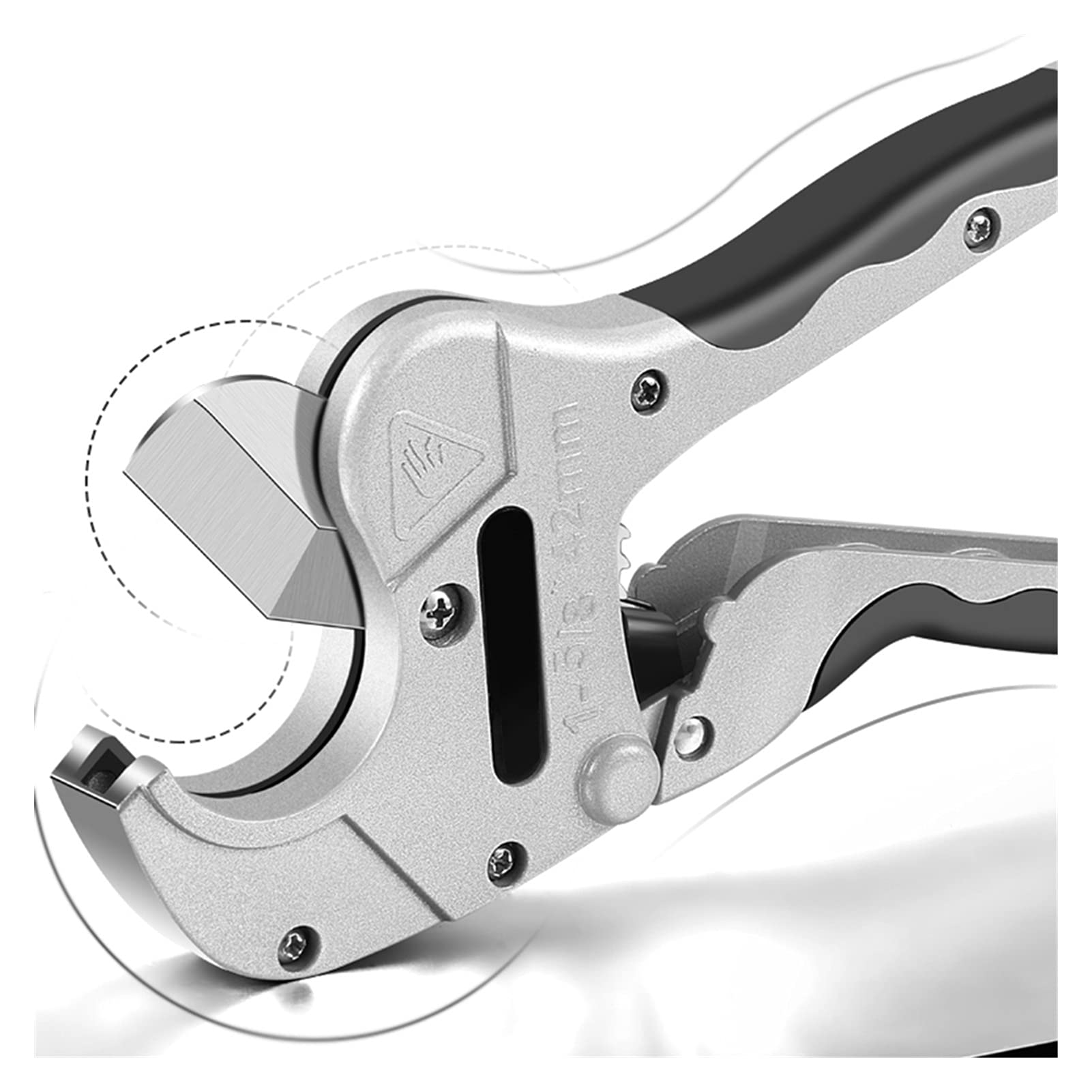 Cortatubos, Cortador de corte de tubería, tijeras Tubería de tubos de tubo Tubos de plástico PVC/PPR Plomería(0-36)